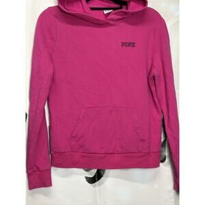 Y2K Victorias Secret Pink Hoodie Womens S Pullover Preppy Comfy‎ Casual Basic